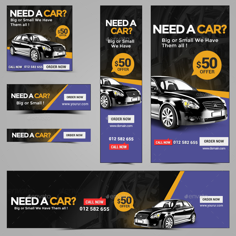 Car Dealership Banners by Hyov GraphicRiver